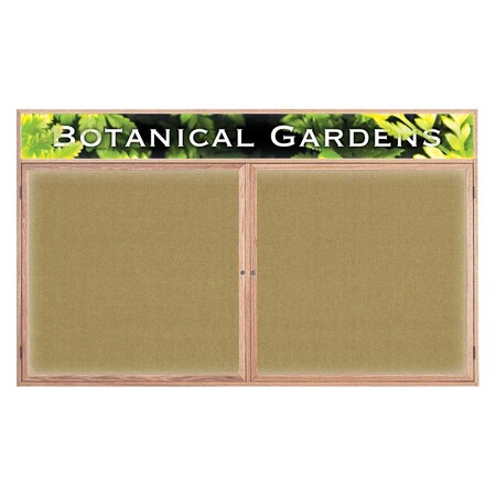 United Visual Products Open Faced Traditional Corkboard, 48x36" UV642A-WHITE-DRKSPR